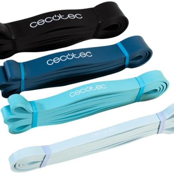 Pack 4x Bandas de Resistência DrumFit Power Band Set - CECOTEC