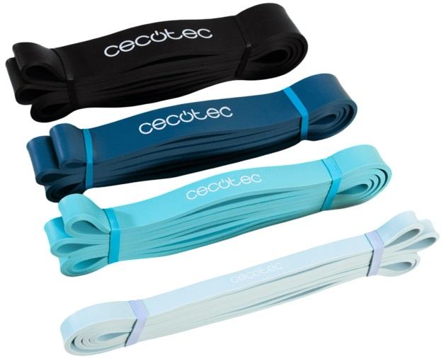Pack 4x Bandas de Resistência DrumFit Power Band Set - CECOTEC