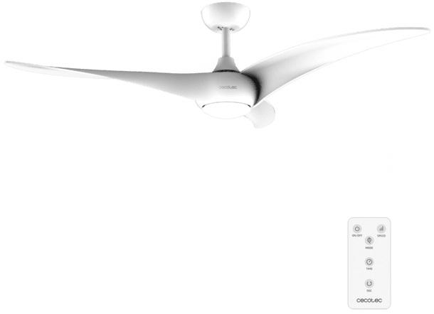 Ventoinha de Teto Energy Silence Aero 5200 Ø137cm 80W (Branco) - CECOTEC