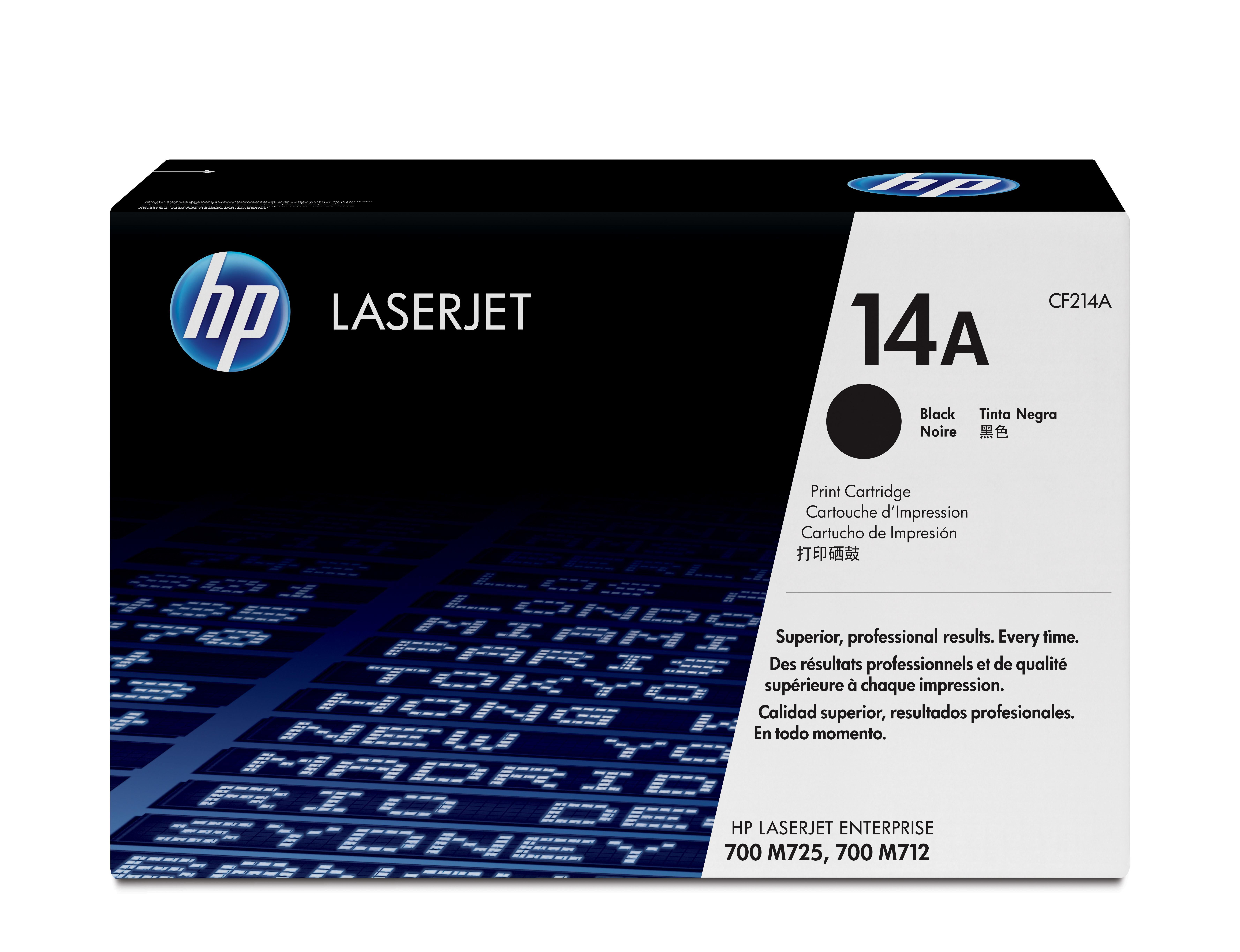HP 14A K Laser cartridge 10000páginas Preto