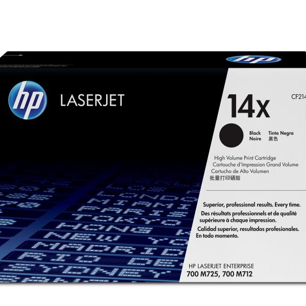 HP 14X K Laser cartridge 17500páginas Preto