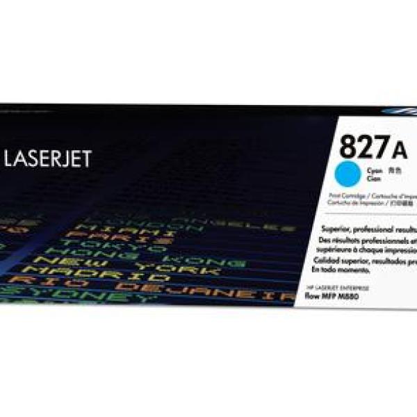 HP 827A Toner a laser 32000páginas Ciano