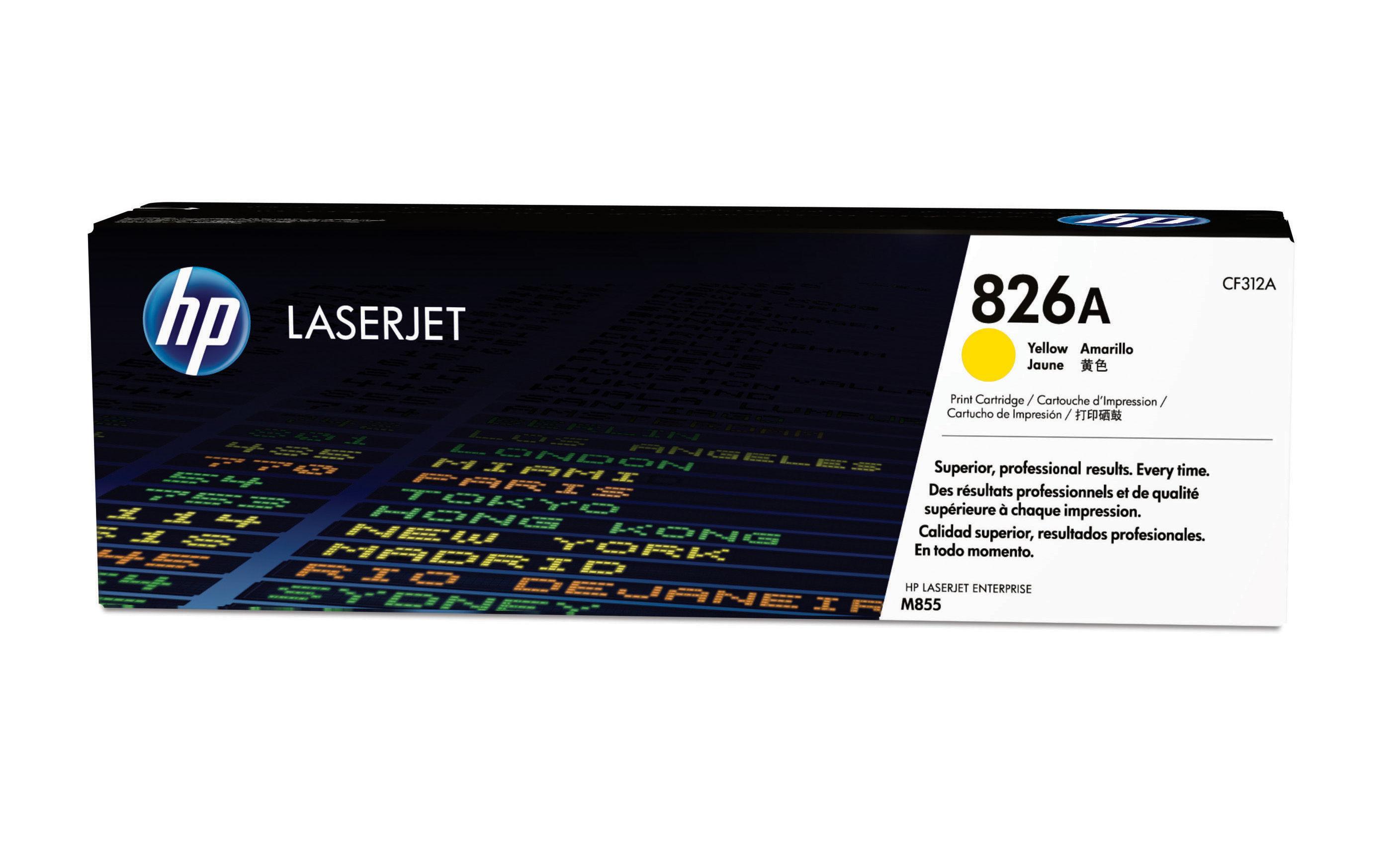 Toner Original HP nº826A Amarelo