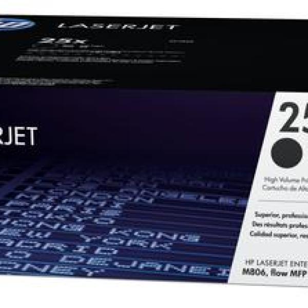 HP 25X Toner a laser 34500páginas Preto