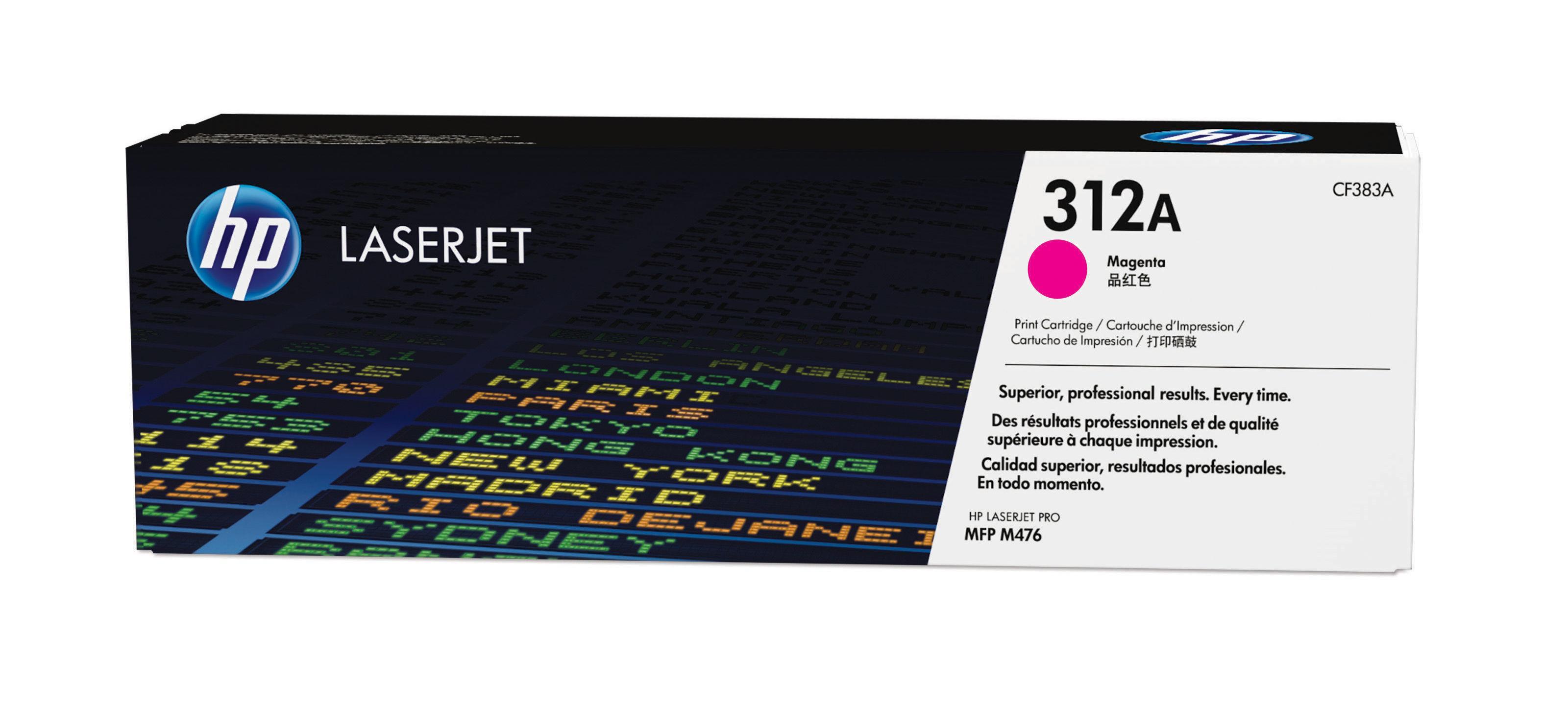 HP 312A Magenta Original LaserJet Toner Cartridge 2700páginas Magenta