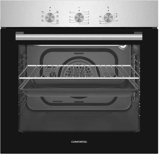 Forno de Encastre Multifunções CFO669MX.1 60L - CONFORTEC