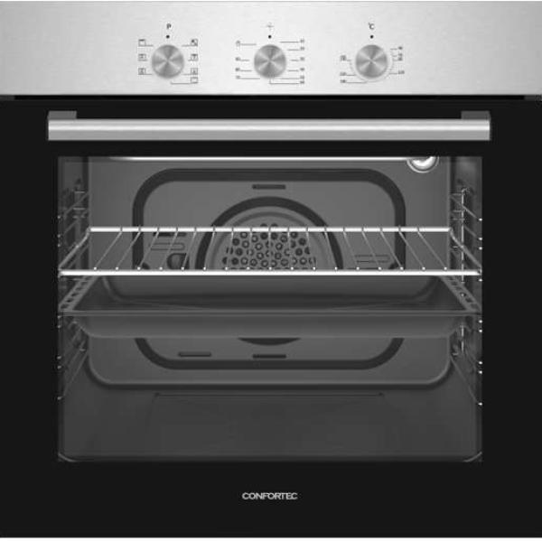 Forno de Encastre Multifunções CFO669MX.1 60L - CONFORTEC