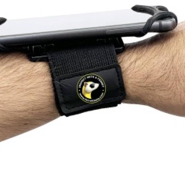 Pulseira p/ Camaras de Inspeção Visual c/ Suporte Rotativo p/ Smartphone 3,5~6 - FERRET Wristband