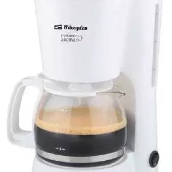 Máquina Café Filtro 650W (6 Chavenas) Branco - ORBEGOZO