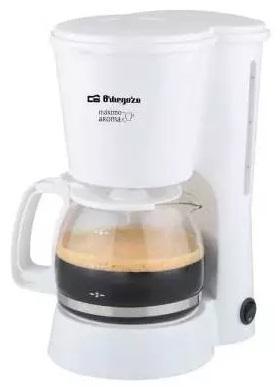 Máquina Café Filtro 650W (6 Chavenas) Branco - ORBEGOZO