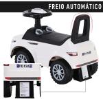 Carro andador para bebé sem Pedais com Alto - falante 60x38x42cm branco