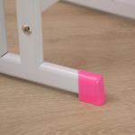 Conjunto de Secretária e Cadeira para Crianças com Altura Ajustável 1 Gaveta e 1 Prateleira para Livros 60x45x90 - 120 cm Rosa