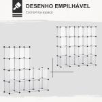 Armário Modular de Plástico Organizador de Sapatos com 16 Cubos de 30x30x30cm para Entrada Corredor 125x32x125 cm Transparente
