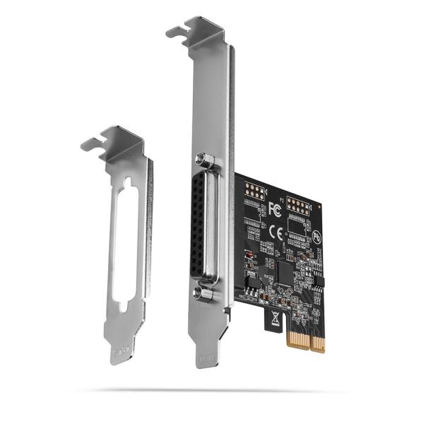 Adaptador PCIe AXAGON PCEA - P1N com 1 Porta Paralela (LPT) - Perfil Normal e Baixo Perfil