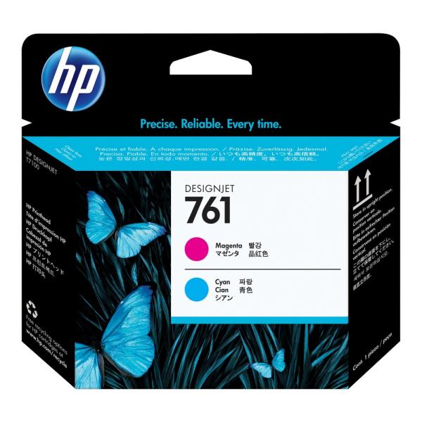 Cabeça de Impressão 761 Designjet T7100 Ciano / Magenta - HP