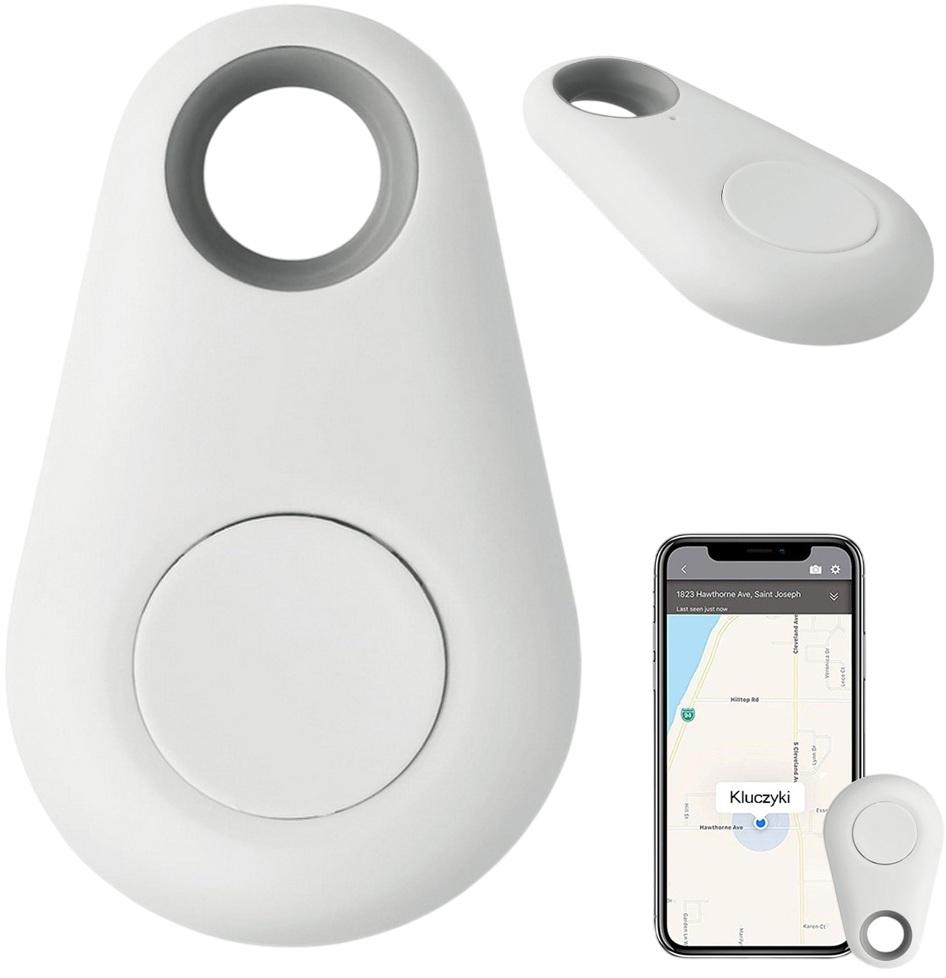 Localizador Bluetooth 4.0 c/ Alarme e Função de Tirar Fotografias (Branco)