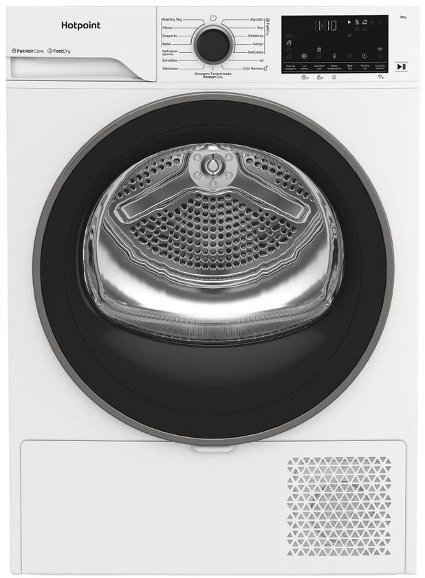 Máquina de Secar Roupa C HD 94M WBS PT 9Kg 1400RPM (Branco) - HOTPOINT