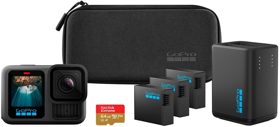 Câmara de Ação HERO13 Extended Power Bundle (Preto) - GOPRO