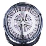 Secador de Cabelo de Coluna de Cabeleireiro com pé e viseira 1180 W potência 65x65x(115 - 165) cm Prata