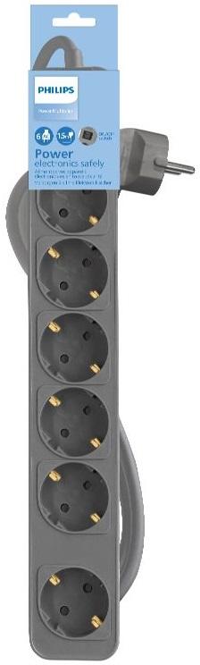 Extensão Sextupla c/ Interruptor (1,5 mts) - PHILIPS