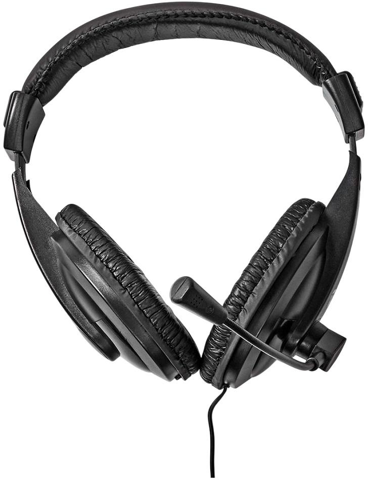 Auscultadores Headset Jack 3.5mm c/ Micro (Preto) - NEDIS