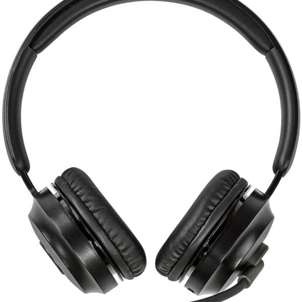 Auscultadores Headset PC Wireless/Bluetooth c/ Micro (Preto) - NEDIS