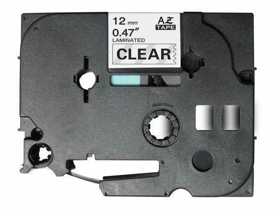 Cinta Rotuladora Generica Brother TZE - 131 (Preto/Transparente)