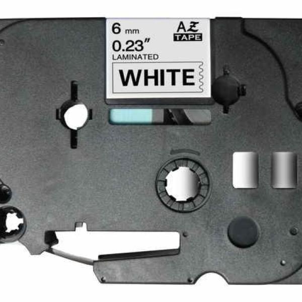 Cinta Rotuladora Generica Brother TZE - 211 (Preto/Branco) - TZ - 211