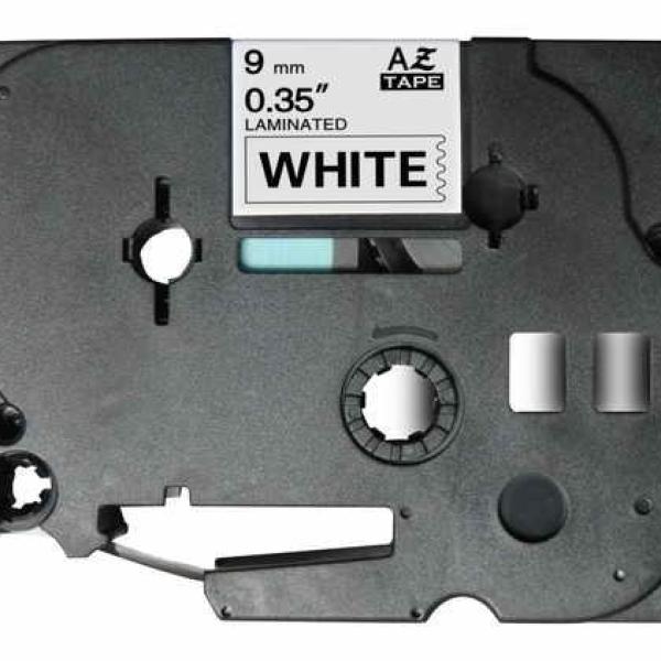 Cinta Rotuladora Compatível Brother TZE - 221 (Preto/Branco) - TZ - 221