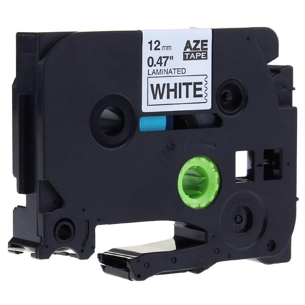 Cinta Rotuladora Generica Brother TZE241 TZ - 241 (Preto/Branco)