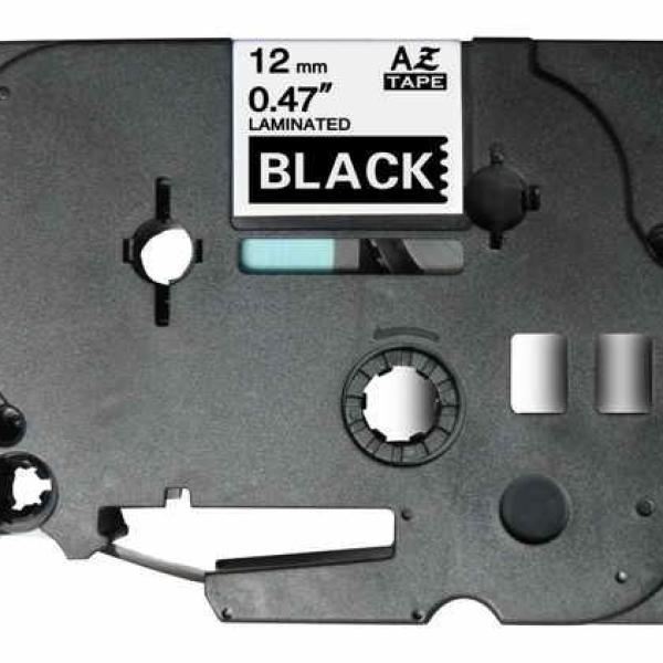 Cinta Rotuladora Generica Brother TZE - 335 (Branco/Preto)