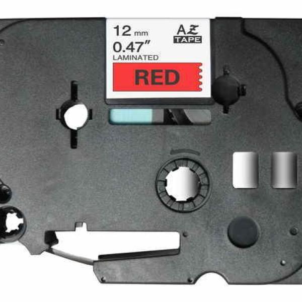 Cinta Rotuladora Generica Brother Tze - 431 Preto/Vermelho
