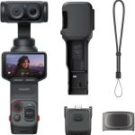Câmara de Ação Luna Ultra Standard Bundle 47GB (Cosmic Black) - INSTA360