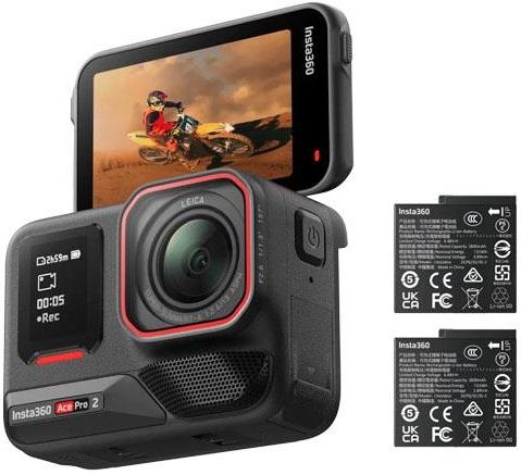 Câmara de Acção Ace Pro 2 Dual Battery (Preto) - INSTA360