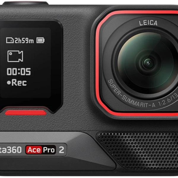 Câmara de Ação Ace Pro 2 50MP 8K 1/1.3 F2.6 (Preto) - INSTA360