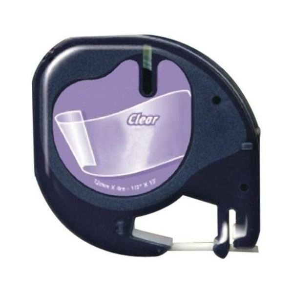Cinta Rotuladora Generica Dymo Letratag 12267 (Preto/Transparente) - S0721530