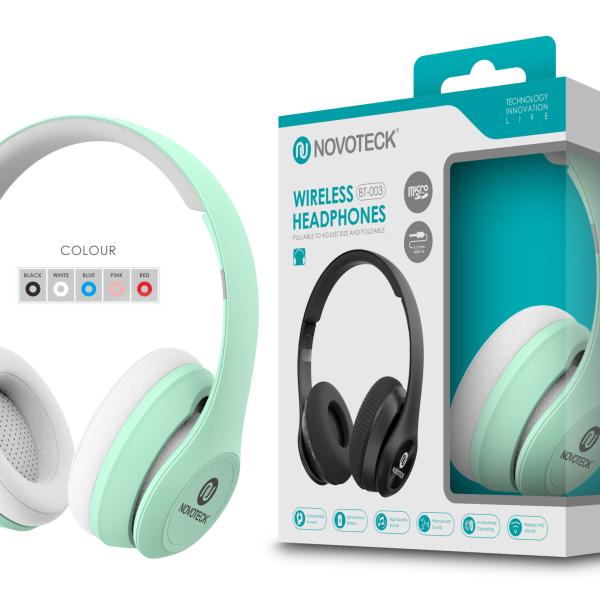 Auscultador Bluetooth Verde BT - 003