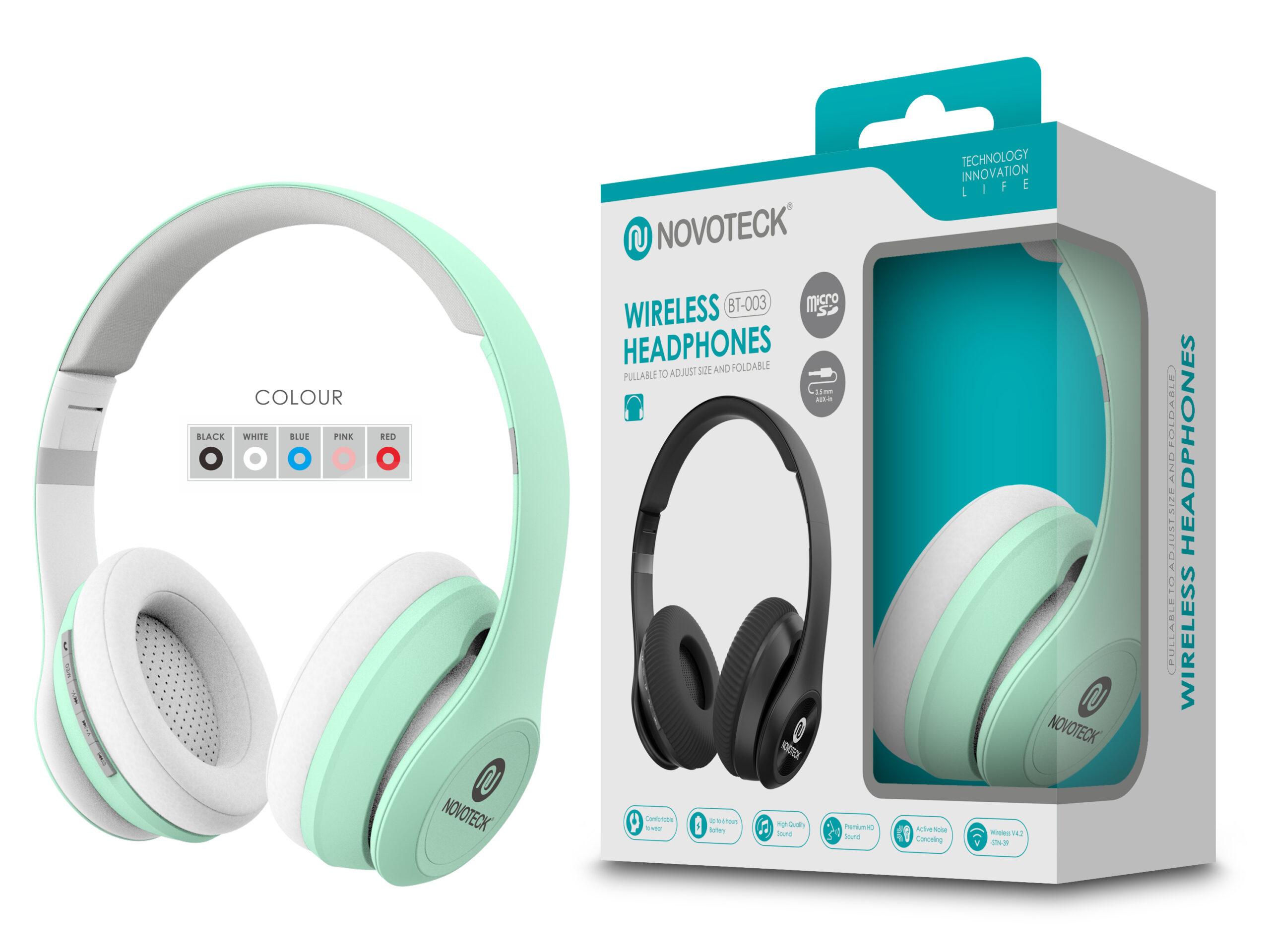 Auscultador Bluetooth Verde BT - 003