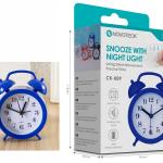 Despertador Clássico NOVOTECK CK-009 Azul