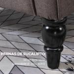 Poltrona de Sala de Estar Poltrona Moderna para Dormitório com Pés de Madeira Poltrona Individual 74x86x102 cm Marrom