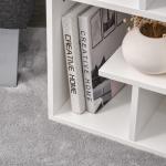 Mesa de Apoio mesa auxiliar para sala e quarto estante para arrumação 45x40x55 cm Branco