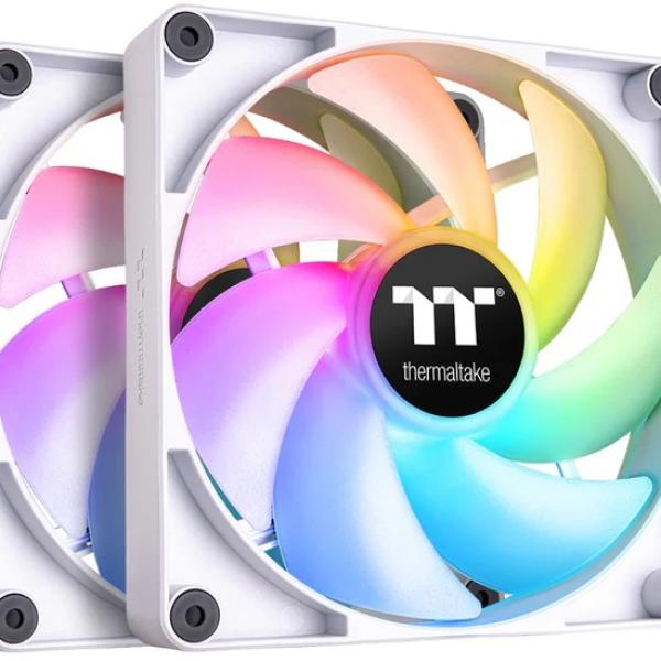 Pack 2x Ventoinhas Ventoinha TT CT120 ARGB Sync (Branco) - THERMALTAKE