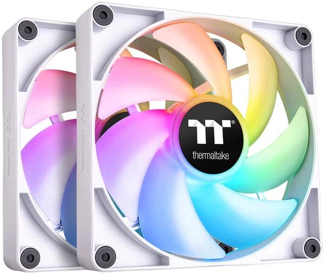 Pack 2x Ventoinhas Ventoinha TT CT120 ARGB Sync (Branco) - THERMALTAKE