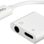 Adaptador Tomada Dupla Bluetooth 3,5 mm + Carga Lightning - COOL