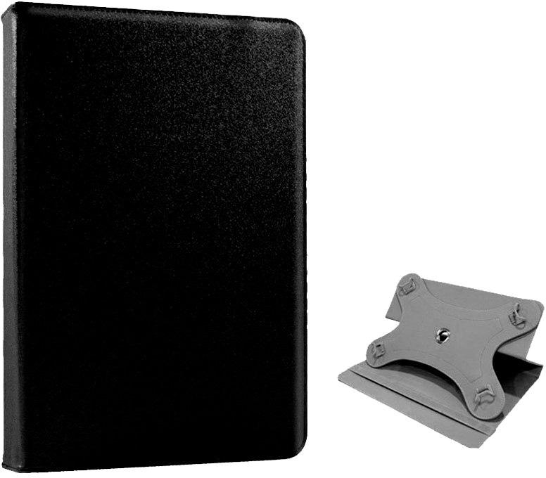 Capa Giratória Ebook / tablet de 7 Couro (Preto) - COOL