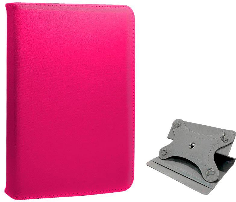 Capa Giratória Ebook / tablet de 7 Couro (Rosa) - COOL