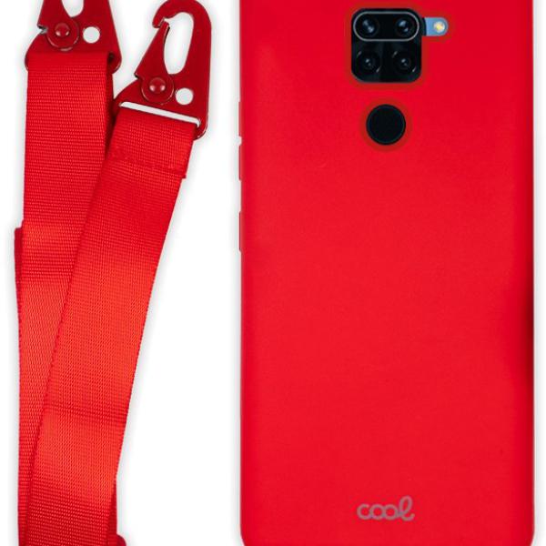 Capa c/ Fita Vermelha Xiaomi Redmi Note 9 - COOL