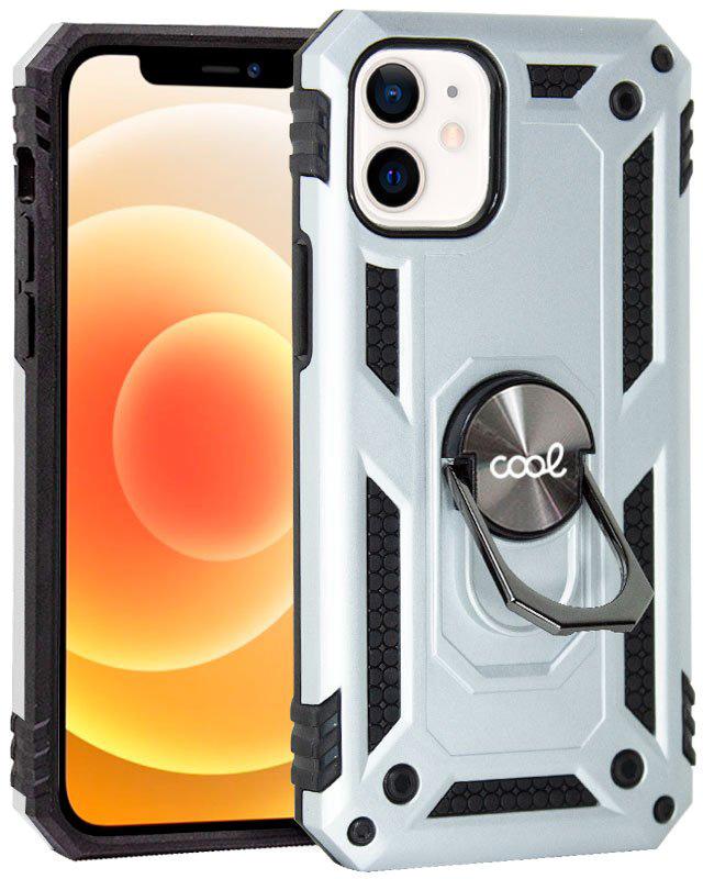 Capa iPhone 12 mini Hard Ring (Prateado) - COOL