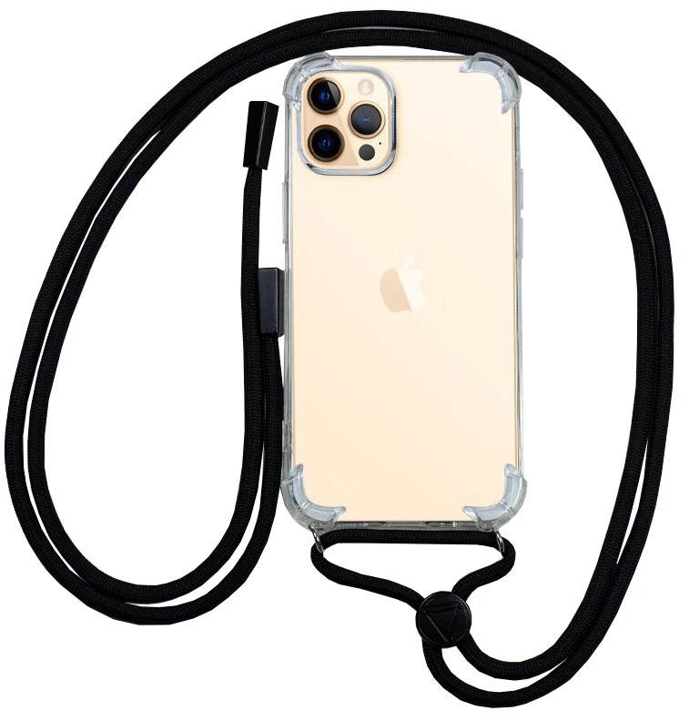 Capa iPhone 12 Pro Max c/ Cabo Preto - COOL