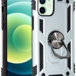 Capa iPhone 12/12 Pro Hard Ring (Prateado) - COOL